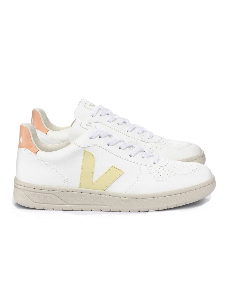 Damen VEJA | Veja V-10 Cwl White Sun Peach | 36