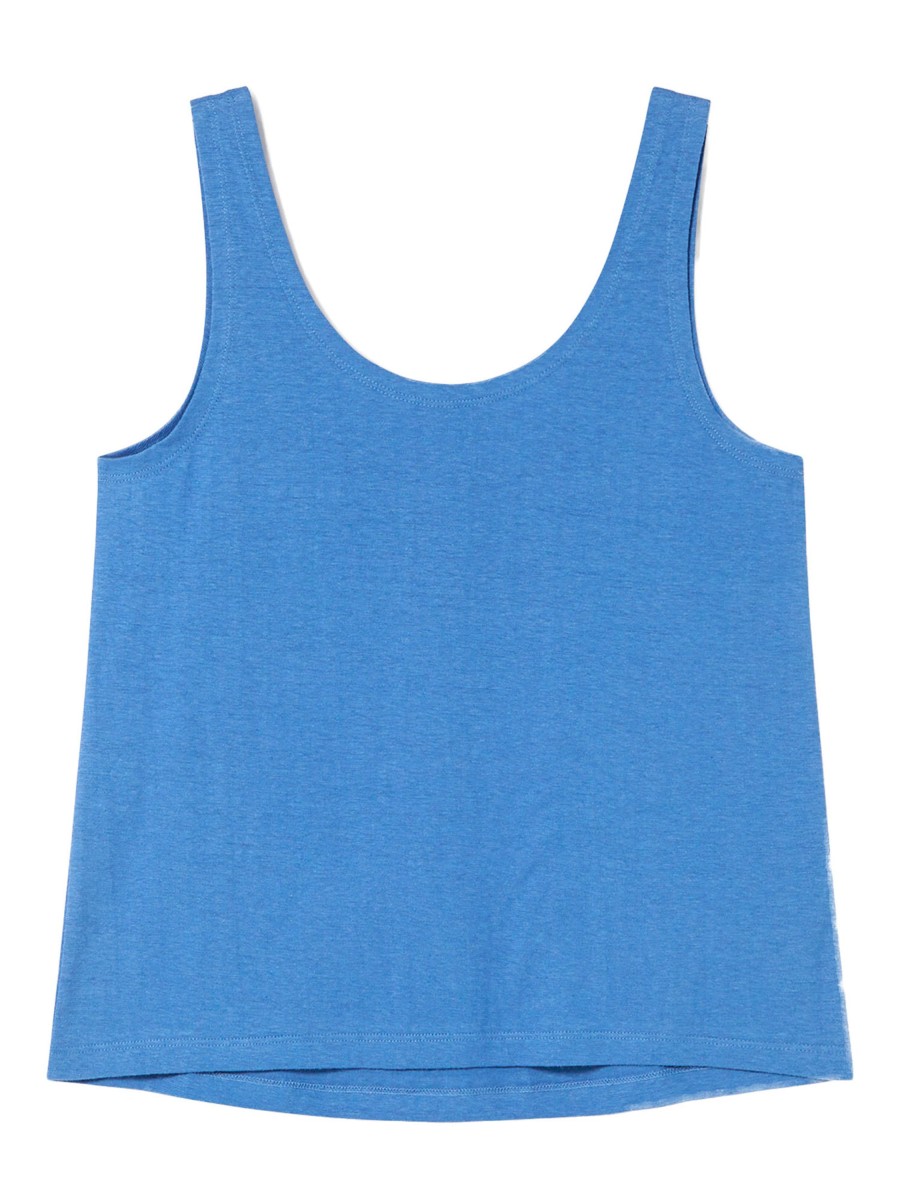 Damen Thinking MU | Thinking Mu Hemp Tank Top Heritage Blue | Xs