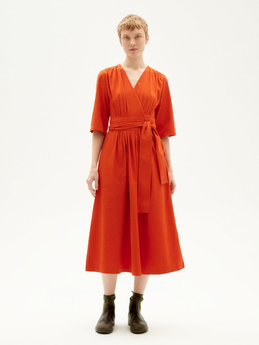 Damen Thinking MU | Thinking Mu Angelica Dress Pumpkin | Xs