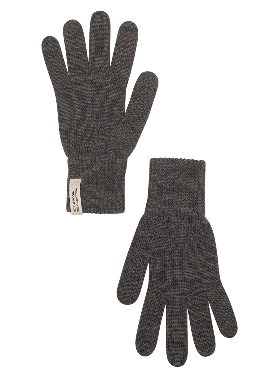 Herren Woolish | Woolish Iki Merino Gloves Grey | S