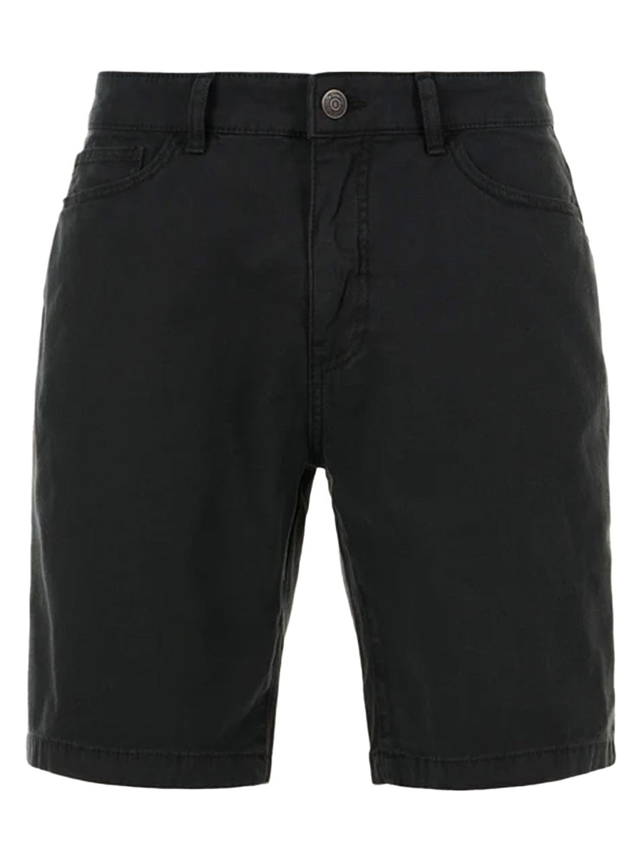 Herren Knowledge Cotton Apparel | Knowledge Cotton Apparel Birch 5-Pocket Shorts Black Jet | 30