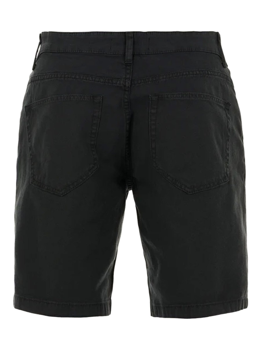 Herren Knowledge Cotton Apparel | Knowledge Cotton Apparel Birch 5-Pocket Shorts Black Jet | 30