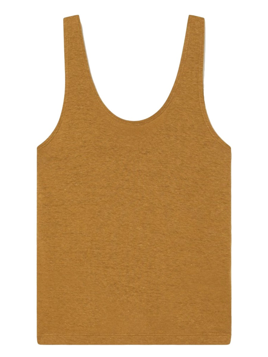 Damen Thinking MU | Thinking Mu Hemp Tank Top Brown | Xs