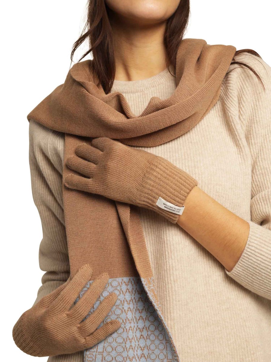 Damen Woolish | Woolish Iki Merino Gloves Beige | L