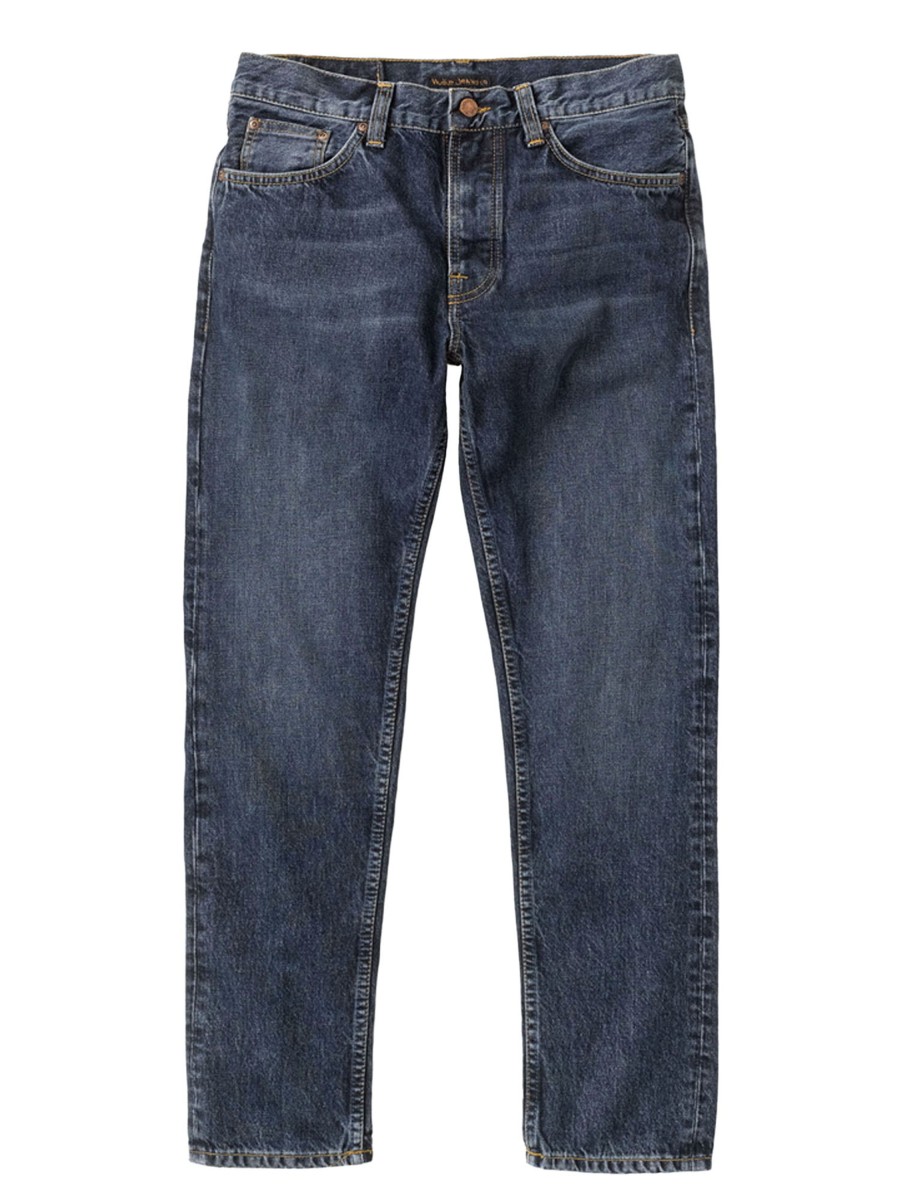 Herren Nudie Jeans | Nudie Jeans Steady Eddie Ii Blue Slate | 29/32