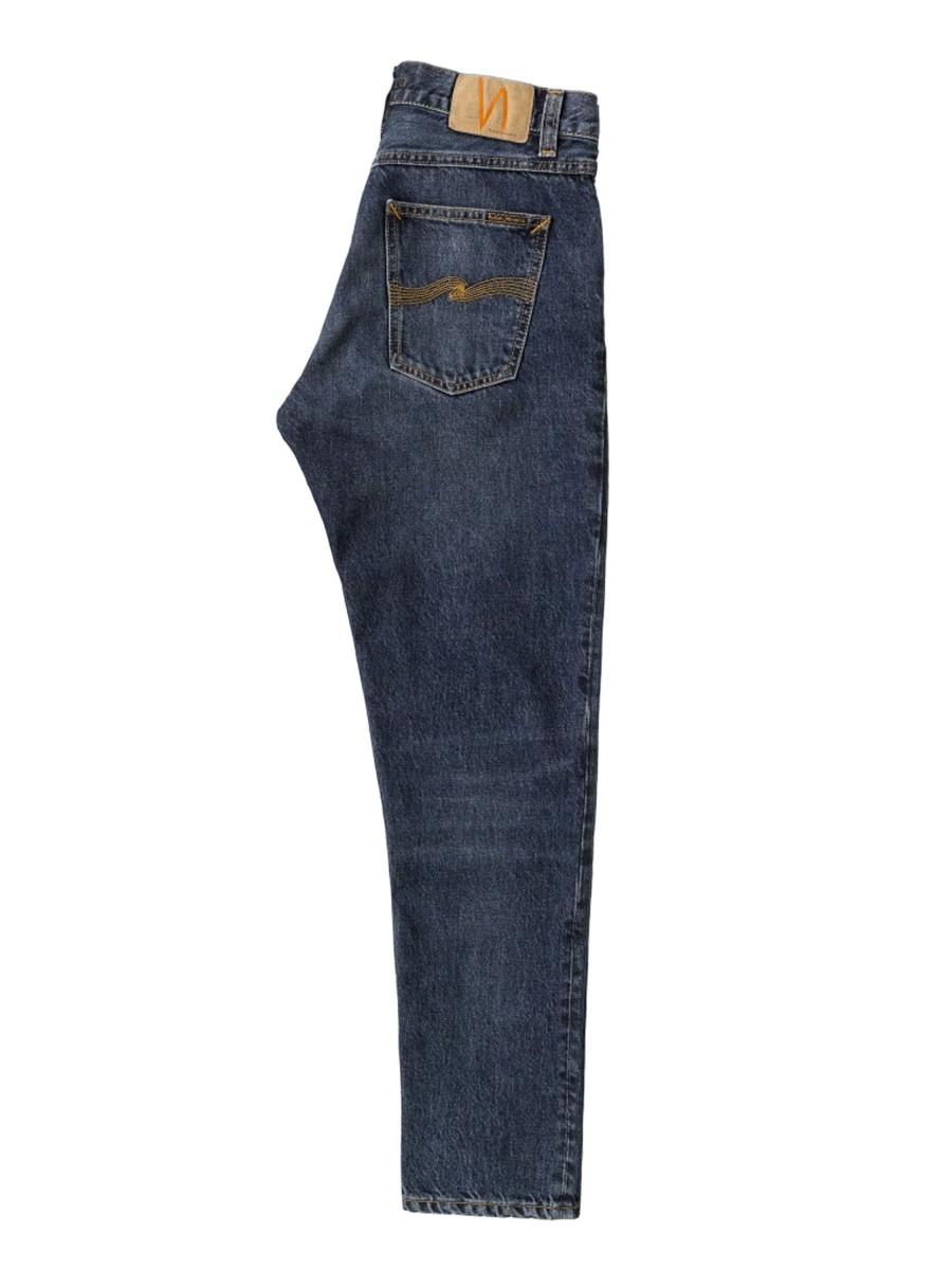 Herren Nudie Jeans | Nudie Jeans Steady Eddie Ii Blue Slate | 29/32