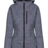 Damen Bleed Clothing | Eu-Phoric Recycled Padded Jacke Damen Grau | Xs