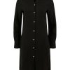 Damen Knowledge Cotton Apparel | Knowledge Cotton Apparel Heather Classic Linen Dress Black | S