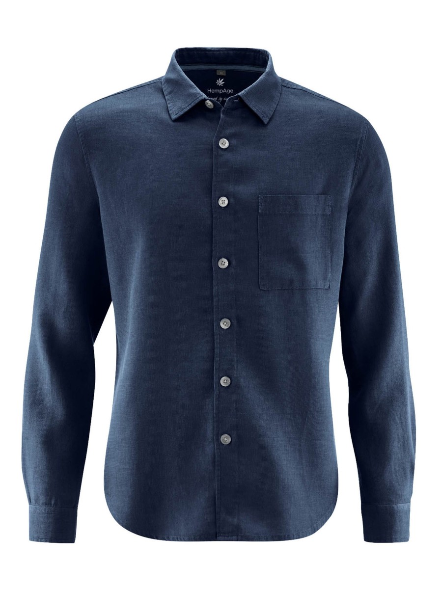 Herren HempAge | Hempage Shirt Navy | S