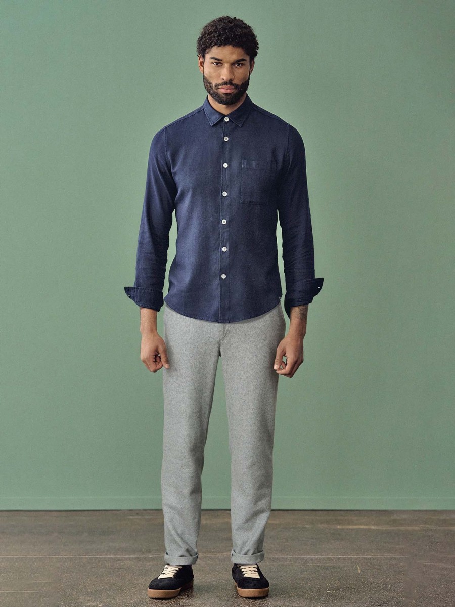 Herren HempAge | Hempage Shirt Navy | S