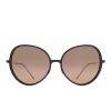 Damen weareannu | Weareannu Cateye 03 L Dark Brown / Brown / Gold