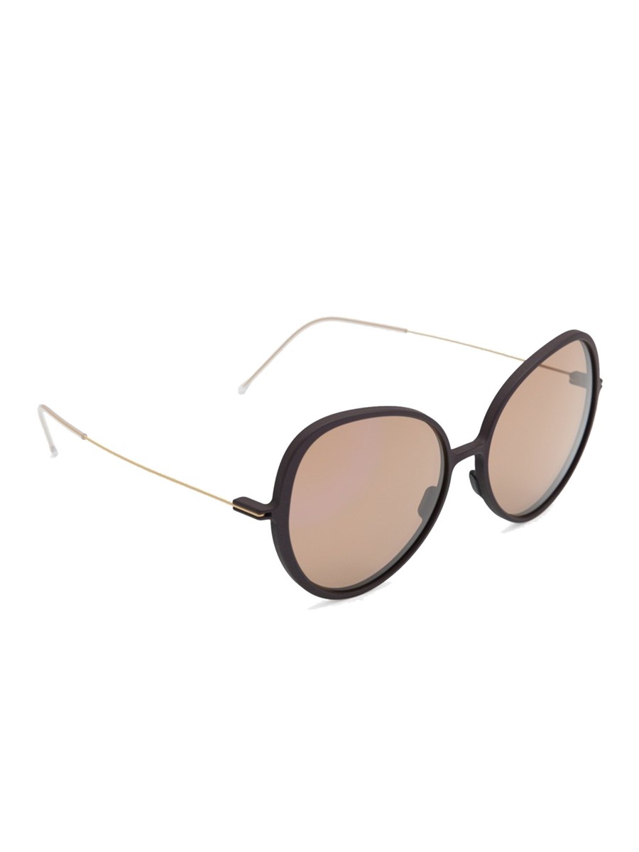 Damen weareannu | Weareannu Cateye 03 L Dark Brown / Brown / Gold