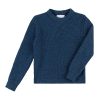 Damen Rotholz | Rotholz Cropped Knit Sweater Midnight Blue | Xs