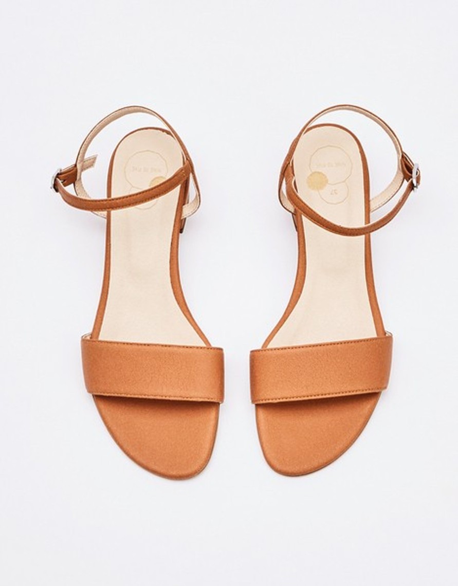 Damen NINE TO FIVE | Nine To Five Strappy Sandal #Sul Cognac Fiber | 37