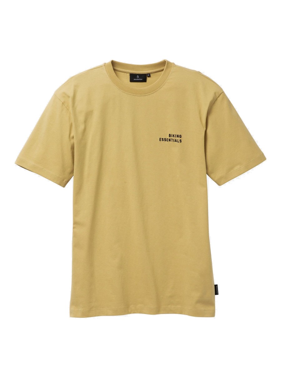 Herren recolution | Recolution T-Shirt Aposeris Bycycle Hops Yellow | S