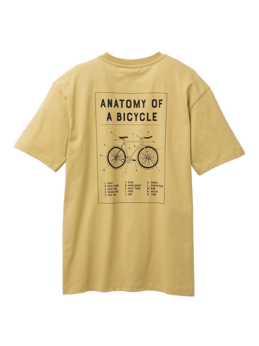 Herren recolution | Recolution T-Shirt Aposeris Bycycle Hops Yellow | S