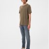 Herren Nudie Jeans | Nudie Jeans Roffe Pale Olive | M