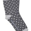 Damen Knowledge Cotton Apparel | Knowledge Cotton Apparel Lurex Glitter Dot Socks Total Eclipse | 35-38