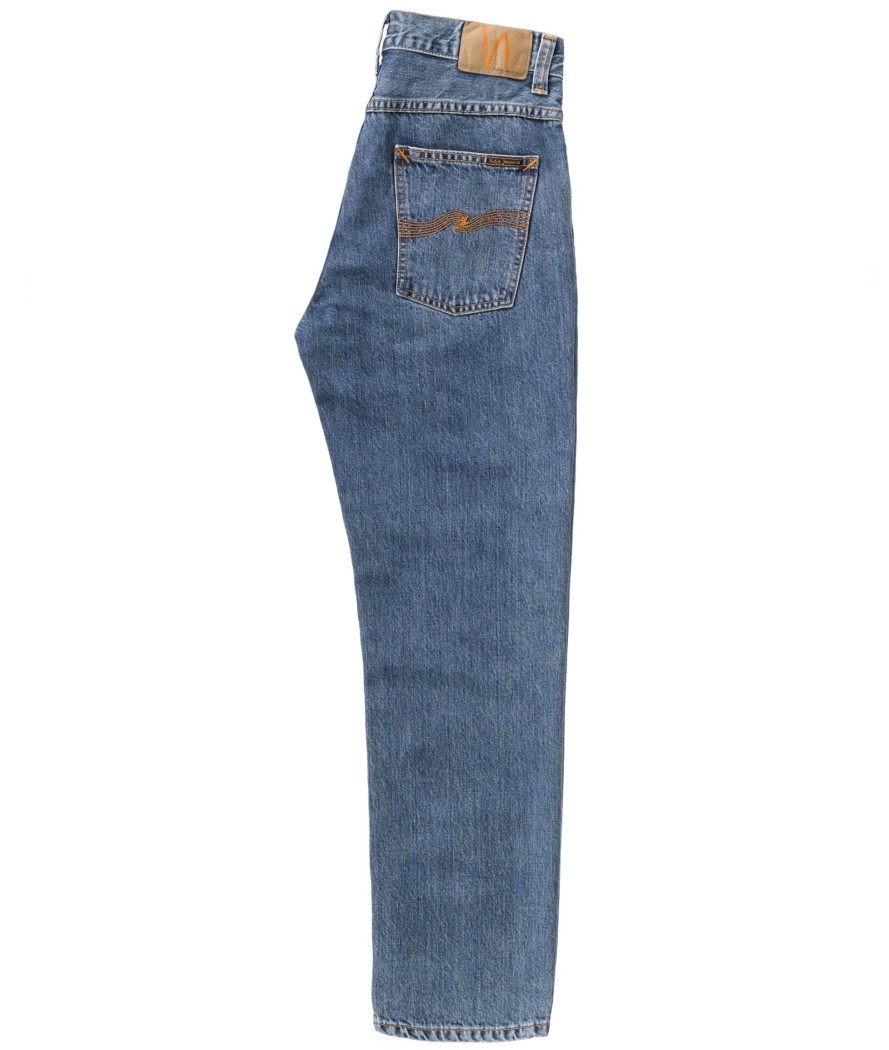 Damen Nudie Jeans | Nudie Jeans Steady Eddie Ii Friendly Blue | 32/34