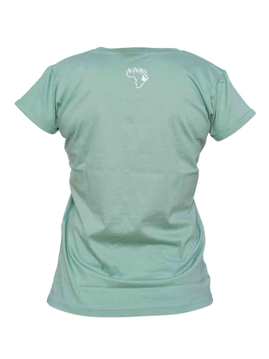 Damen Kipepeo Clothing | Kipepeo Clothing Damen T-Shirt Serengeti Mint | S