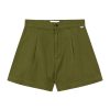 Damen Thinking MU | Thinking Mu Hemp Narciso Shorts Forest Green | 36