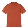 Herren Thinking MU | Thinking Mu Hemp Polo Clay Red | S