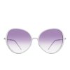 Damen weareannu | Weareannu Cateye 03 L Light Grey / Purple Gradient / Raw