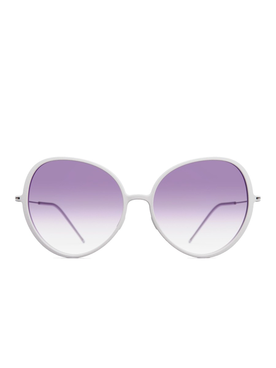 Damen weareannu | Weareannu Cateye 03 L Light Grey / Purple Gradient / Raw