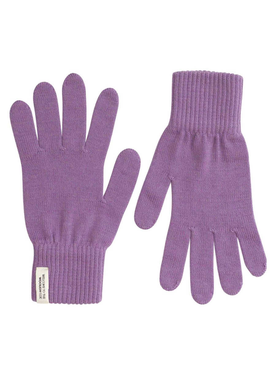 Herren Woolish | Woolish Iki Merino Gloves Violet | S