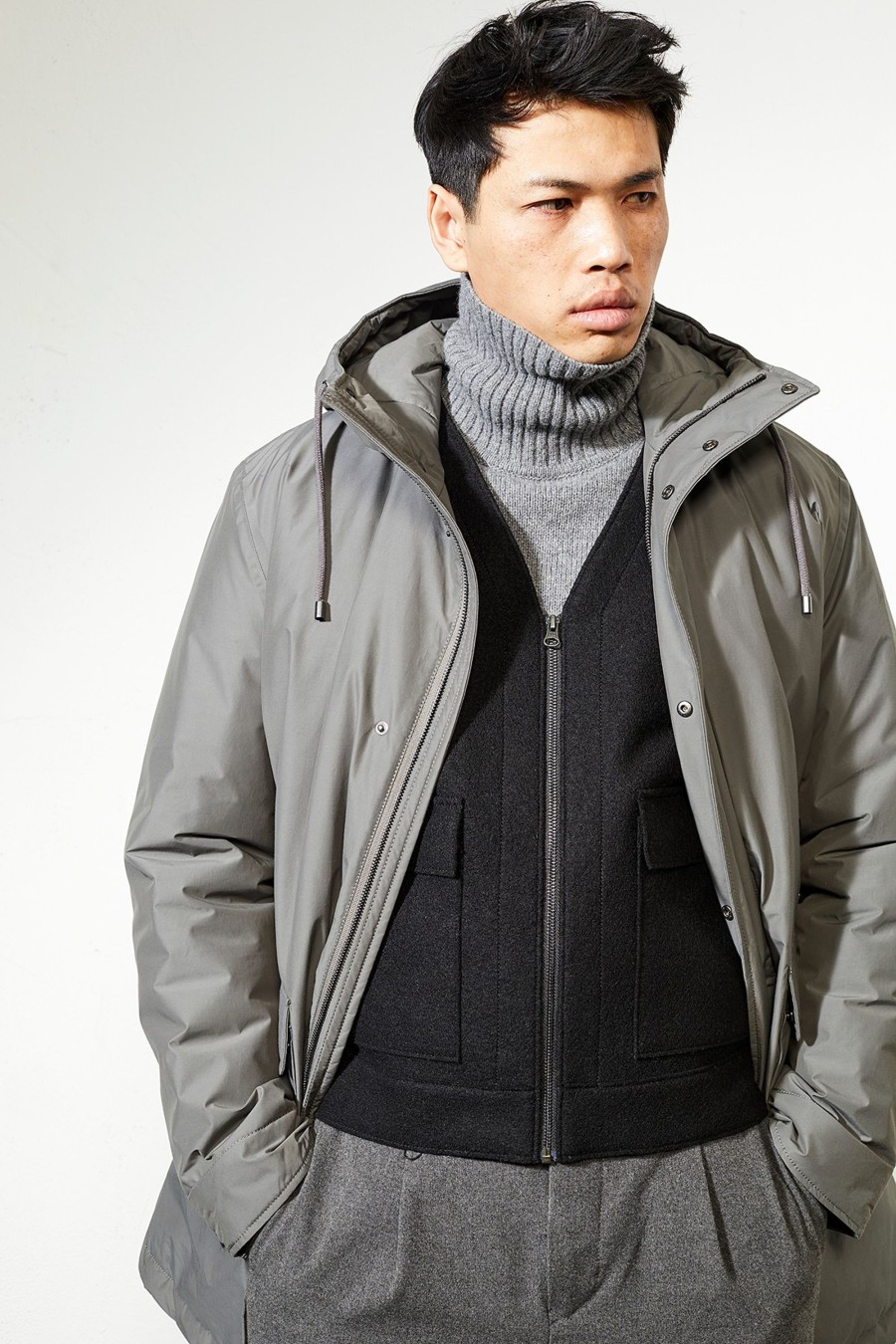 Herren LangerChen | Langerchen Parka Darkin Platinum | M