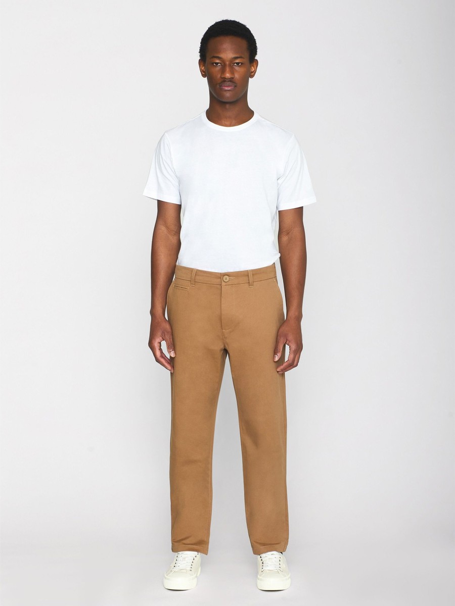 Herren Knowledge Cotton Apparel | Knowledge Cotton Apparel Chuck Regular Chino Twill Pants Tuffet | 30/32