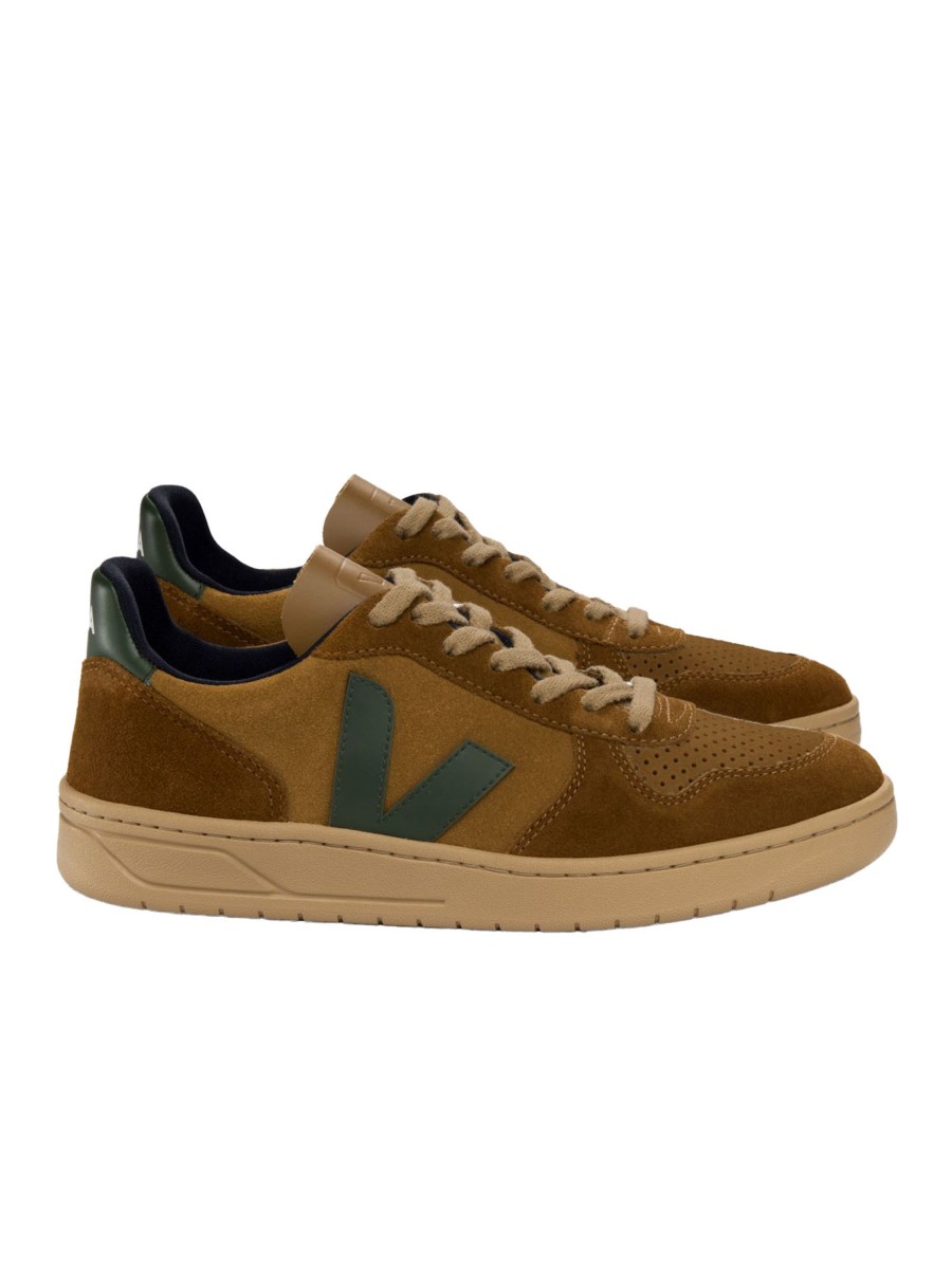 Damen VEJA | Veja V-10 Suede Camel Cyprus Multico | 44