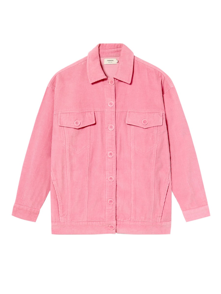 Damen Thinking MU | Thinking Mu Corduroy Phoebe Jacket Pink | M