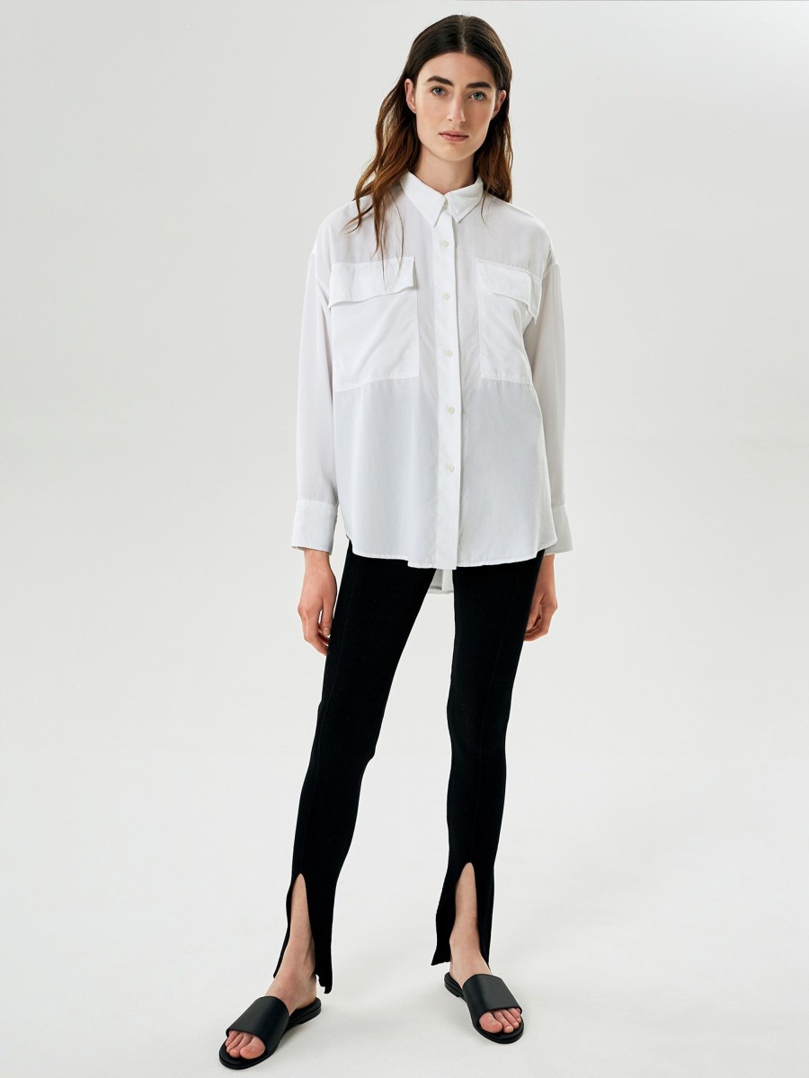 Damen NINE TO FIVE | Nine To Five Long Shirt #Glenn White | Xs