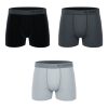 Herren MY ESSENTIAL CLOTHING | My Essential Clothing 3 Pack Boxers Mix Grey | S