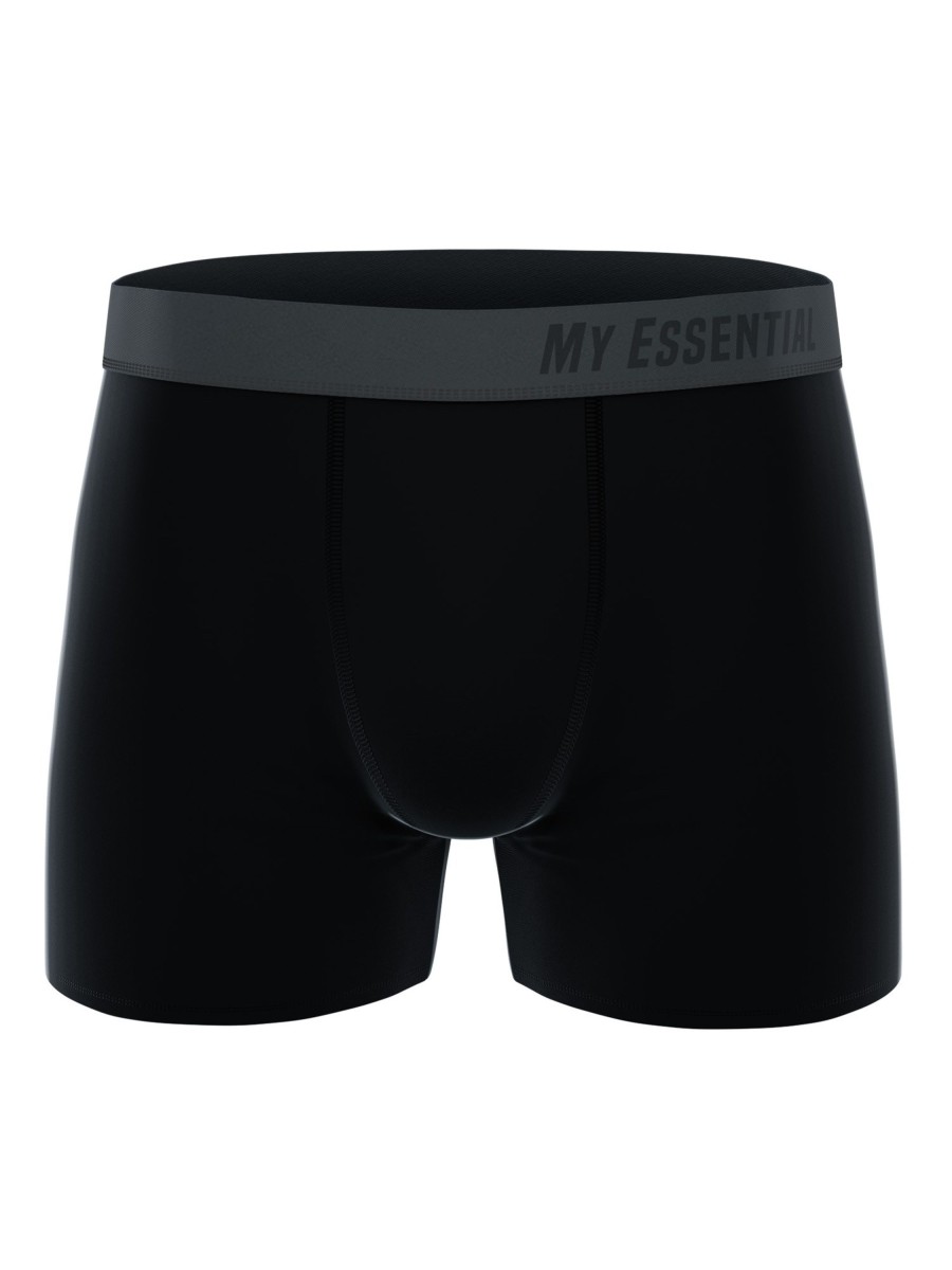 Herren MY ESSENTIAL CLOTHING | My Essential Clothing 3 Pack Boxers Mix Grey | S