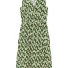 Damen Thinking MU | Thinking Mu Amapola Dress Green Flower | L