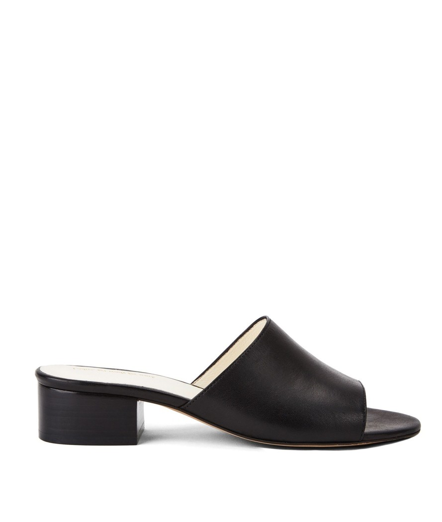 Damen NINE TO FIVE | Nine To Five Mule Slides #Maia Black | 39