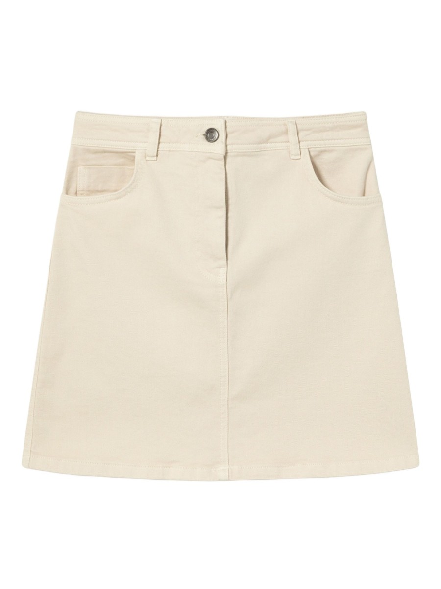 Damen Thinking MU | Thinking Mu Marsha Skirt Ivory | 42