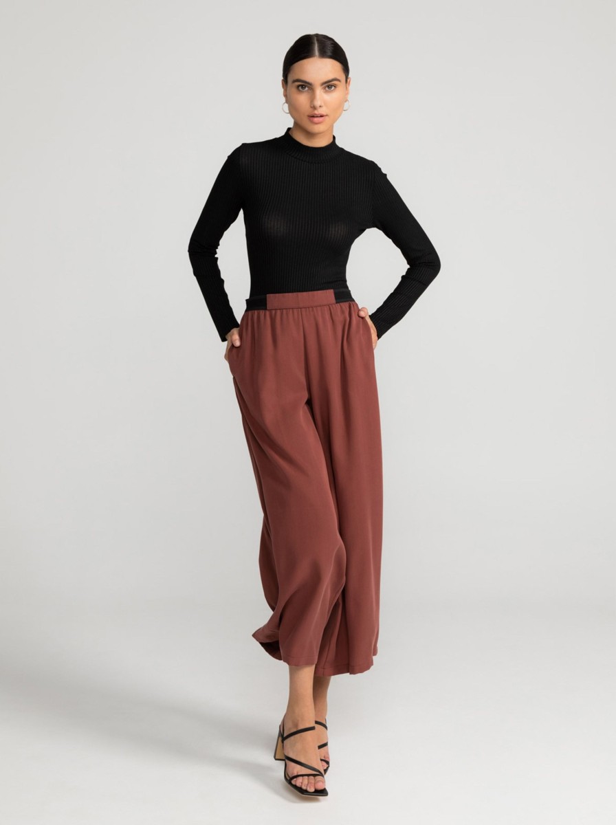 Damen LOVJOI | Lovjoi Pants Sandrose Dark Maroon | Xs