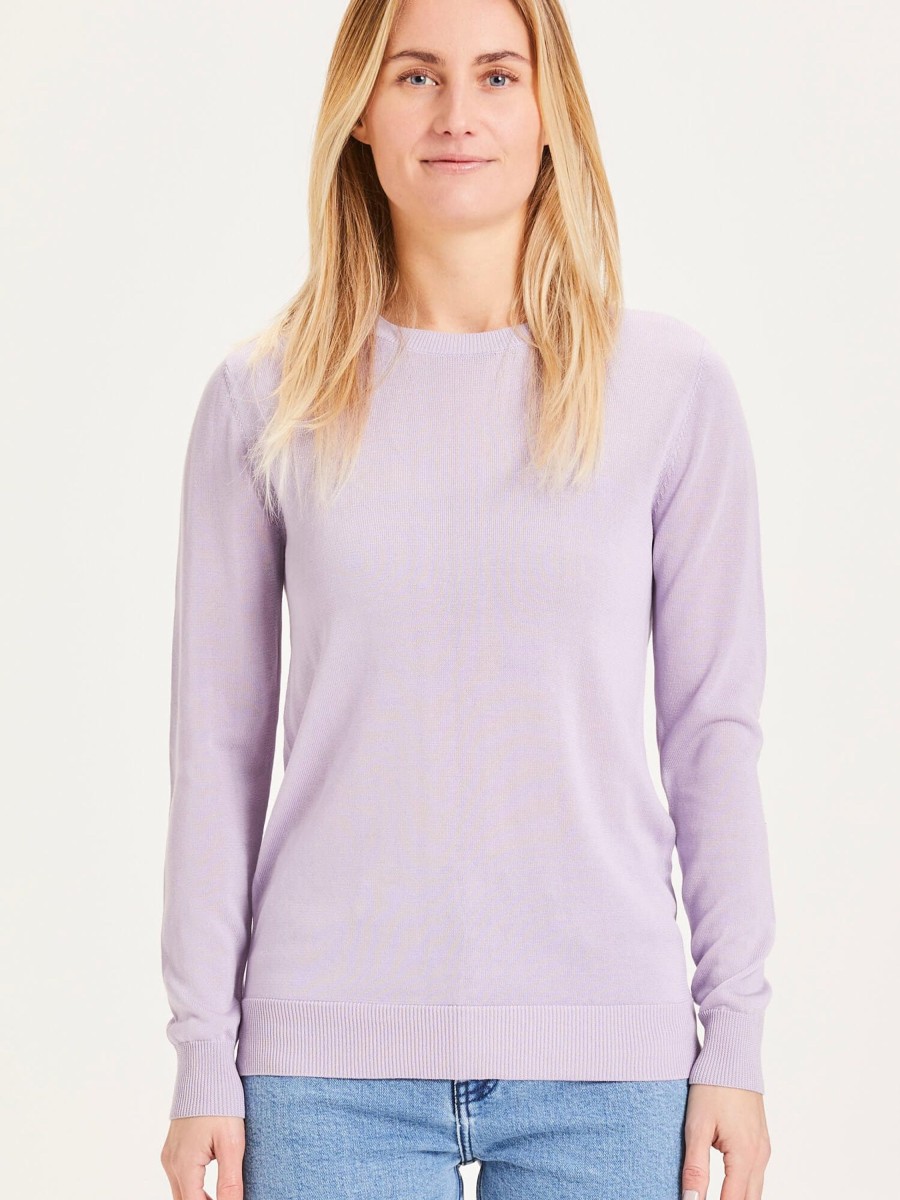 Damen Knowledge Cotton Apparel | Knowledge Cotton Apparel Myrthe Pastel Lilac | Xs