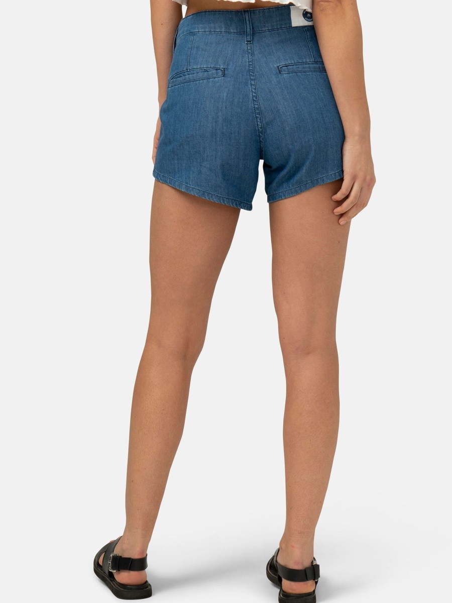 Damen MUD JEANS | Mud Jeans Ivy Short Pure Blue | M