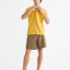 Herren Thinking MU | Thinking Mu Hemp Polo Mustard | S