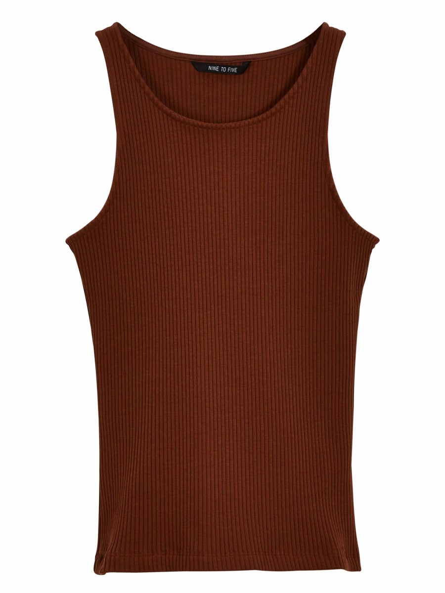 Damen NINE TO FIVE | Nine To Five Tank Top #Ammer Chocolate | Xs