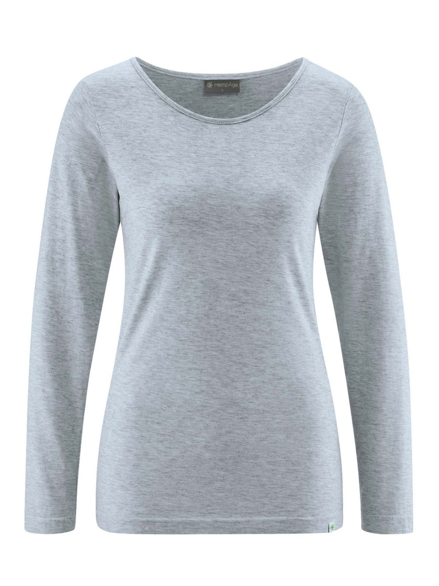 Damen HempAge | Hempage Longsleeve Jersey Platinum | S