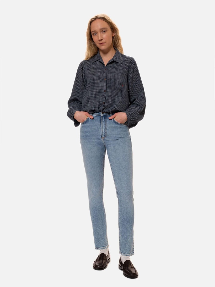 Damen Nudie Jeans | Nudie Jeans Mellow Mae Bluebird | 26/30