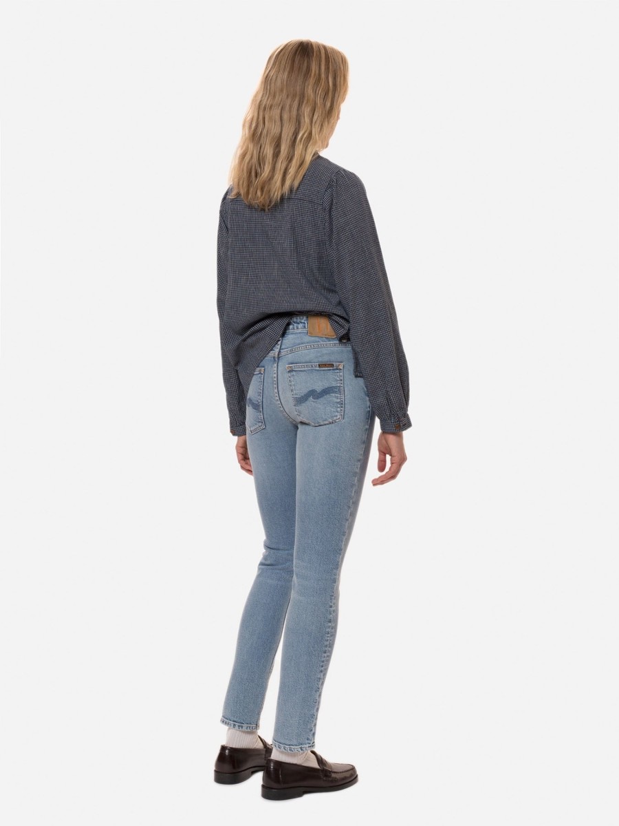 Damen Nudie Jeans | Nudie Jeans Mellow Mae Bluebird | 26/30