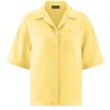 Damen HempAge | Hempage Urbane Sommerbluse Butter | S