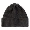 Herren Rotholz | Rotholz Short Ribbed Merino Beanie Anthracite | Onesize