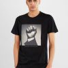 Herren DEDICATED | Dedicated T-Shirt Stockholm Mandela Fist Black | S